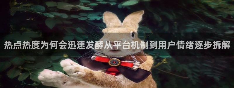 51吃瓜网入口:热点热度为何会迅速发酵从平台机制到用户情绪逐步拆解